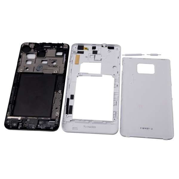 SamSung Galaxy S2 i9100 Full Housing Battery Back Cover Button White